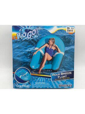 H2OGO Aqua Breeze Pool Float 65x47 Inches By Bestway